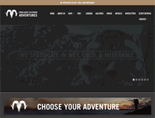 Tablet Screenshot of freelanceoutdooradventures.com
